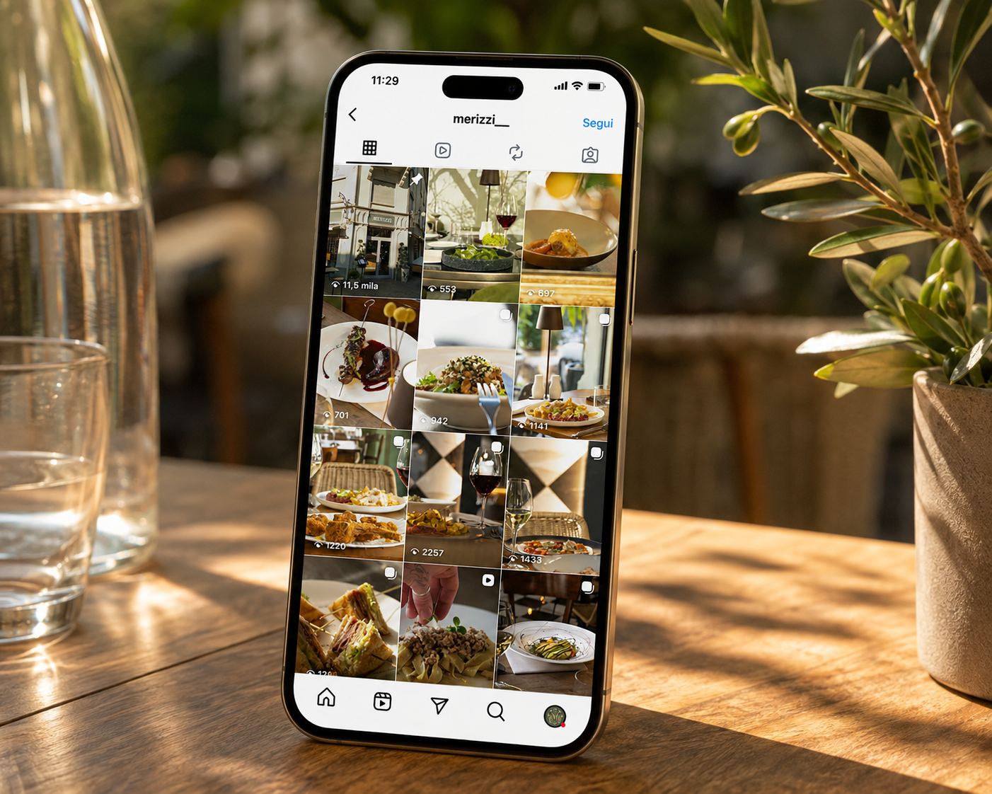 Mockup social Merizzi